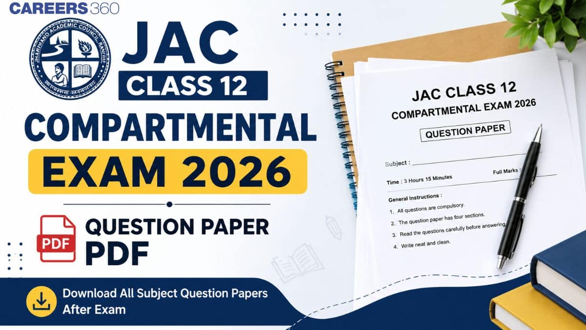 Jharkhand Board JAC Class 12th Compartment Question Paper 2026 PDF Download (All Subjects)